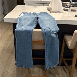 Tinseltown Light Blue Straight Leg Jeans